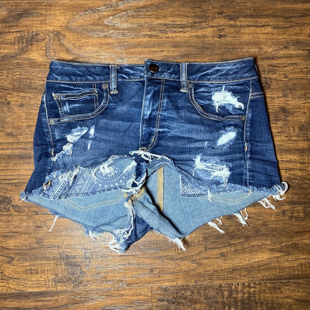 American eagle jean shorts